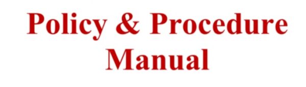 Personalized Policy & Procedure Manual