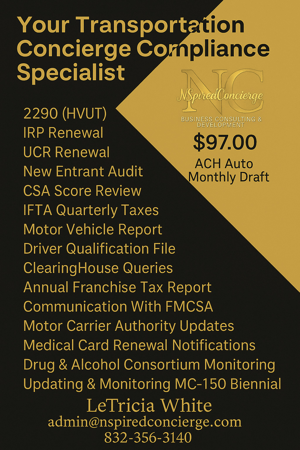 Monthly Compliance Services